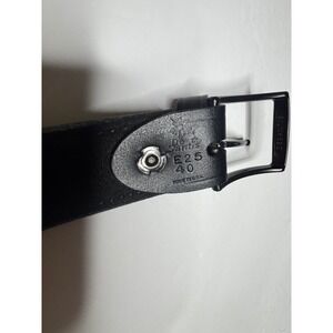 DeSantis E25 Mens Black Leather Belt Size 40 Made in USA Tactical Duty Buckle